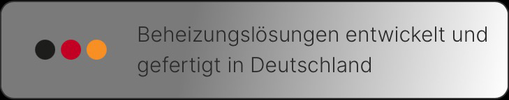 Beheizungslösungen entwickelt