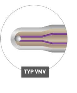 Mantelverschweißte Isolierte Messstelle verjüngt Typ VMV, Messstellen, mineralisolierte Mantelthermoelemente, Herstellung von ThermoExpert